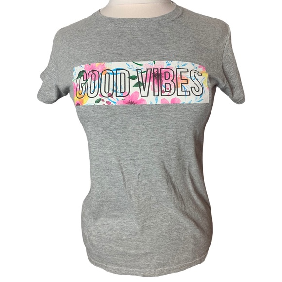 Floral Good Vibes Graphic Tee